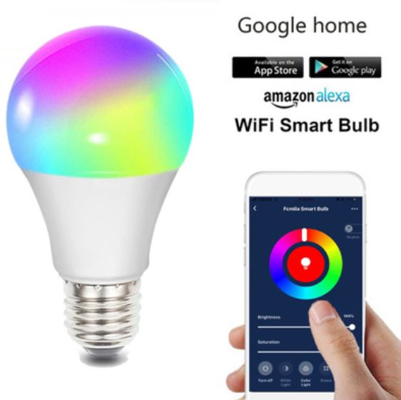 Wireless Bluetooth 4 Smart Bulb home Lighting lamp E27 Magic RGB W LED
