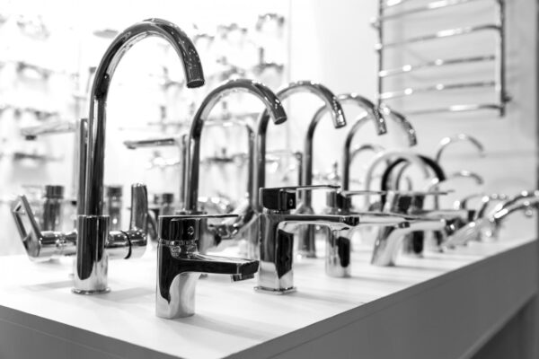kitchen-bathroom-fittings-rows-new-chrome-faucets-plumbing-sanitary-equipment-from-china